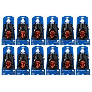 12 MLB San Francisco Giants Foldable Water Bottles 16oz Tailgate Game Day